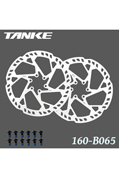 Choice قرص فرامل دراجة جبلية من قطعتين من الفولاذ المقاوم للصدأ، طراز 160-B06...