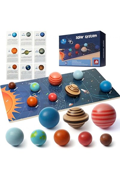 montesorri Joc educațional - Sistemul solar