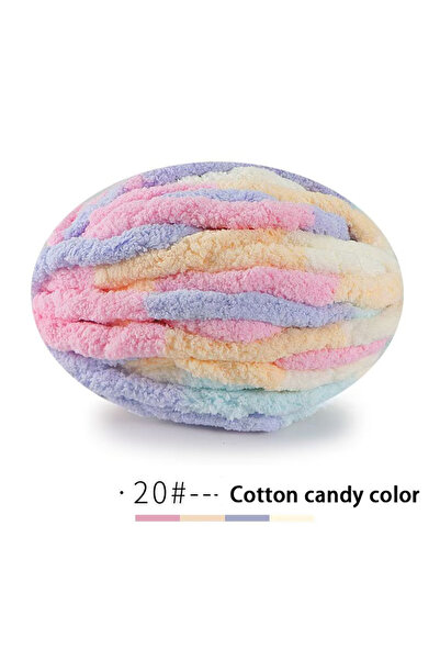 Choice ٢٠ قطعة مارشميلو، ٢٥٠ غرام من خيوط الصوف السميكة للغاية، بطانية صوفية ...