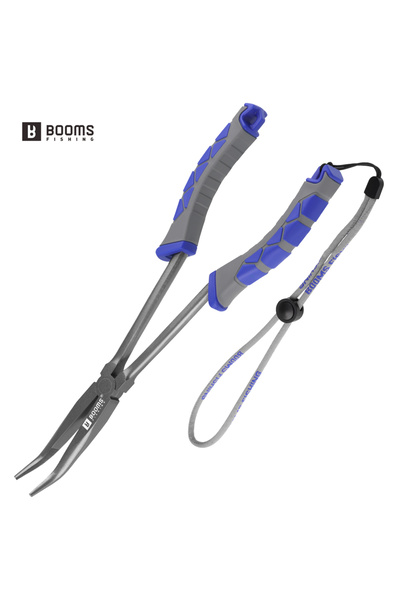 Choice كماشة صيد بلو بومز ذات الأنف الطويل 29 سم لإزالة خطافات الصيد مع حبل ت...