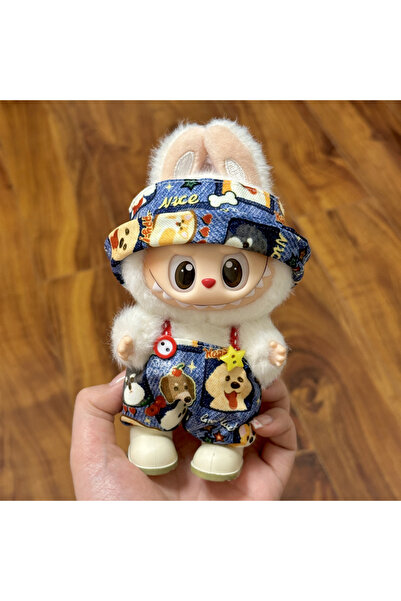 Choice ملابس فقط مقاس 18 لدمية لابوبو مقاس 17 سم V1V2، طقم فستان جديد مع بنطا...