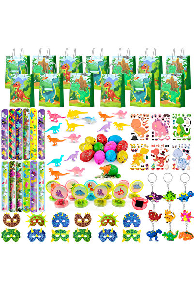 Choice Other MULTI Dinosaur Party Favors for Kids, 96pcs All-in-One Dinosaur ...