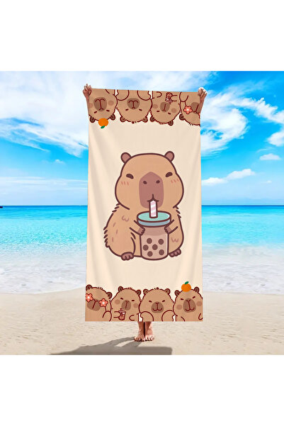 Choice منشفة شاطئ كبيرة بتصميم دولفين وأخطبوط، مقاس 150×75 سم، قطعة واحدة، سر...