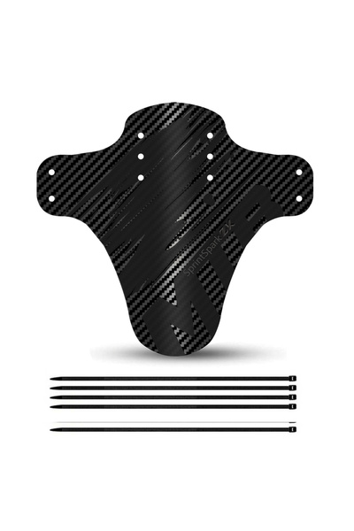 Choice Black 2025 Upgraded Carbon Pattern Bicycle Fender Road Mountain Bike M...