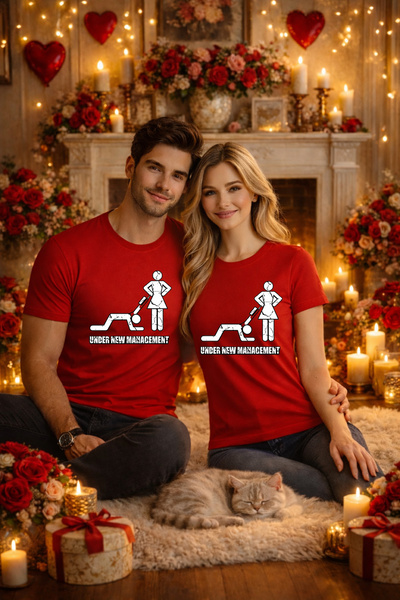 MVRDAR Unisex 100% βαμβακερό εξατομικευμένο μπλουζάκι συλλογής Αγίου Βαλεντίν...