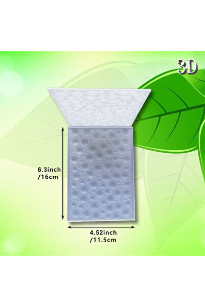 Choice FX-YA-194 Large and Small Bubble Design 3D Die-cut Folders for Card Ma...