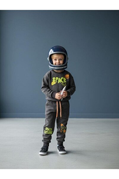 Zekids Σετ αθλητικής φόρμας Boy's Planet με τύπωμα