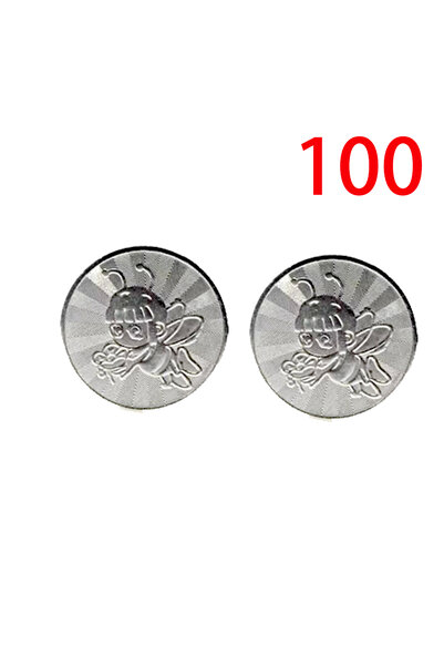 Choice 25mm 100PCS 100pcs Stainless Steel 23/24/25mm Tokens Crown Design Arca...