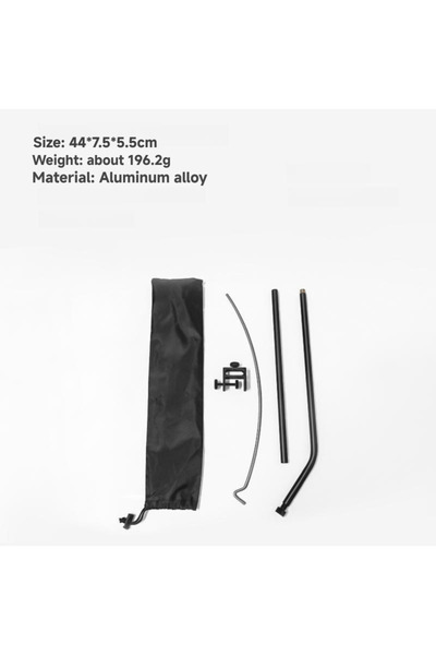 Choice حامل مصباح خارجي أسود اللون من ويست تييون، قابل للتعديل بزاوية 360 درج...