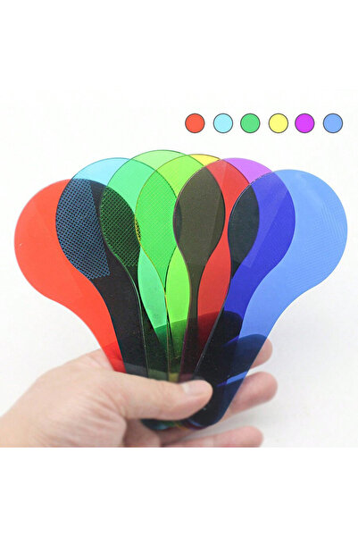 Choice مجموعة من 6 قطع من الألواح الشفافة الملونة، أدوات تعليمية بصرية لمبدأ ...