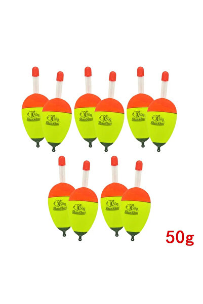 Choice 10 قطع صفراء 50 غرام 2/10 قطع عوامة صيد ليلية مضيئة من مادة EVA، مصنوع...