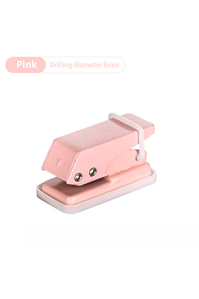 Choice Pink Mini Hole Punch Cute Colorful Paper Punch Portable Round Hole Pun...