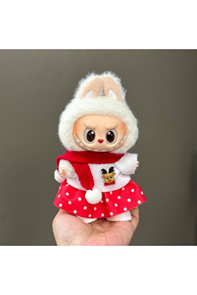 Choice زي عيد الميلاد لدمية لابوبو - طقم أزياء احتفالي للعطلات، فستان سانتا ق...