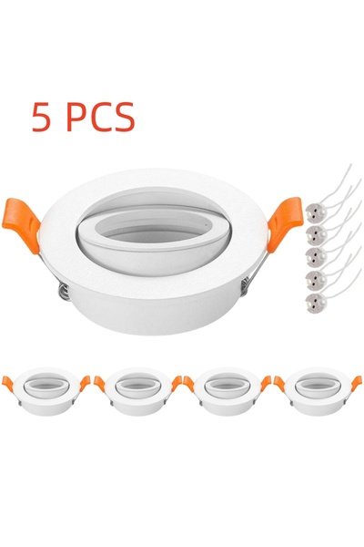 Choice 5 PCS White MR16 5 Pcs Recessed Downlight Ceiling Lamp MR16 LED Embedd...