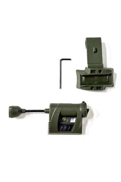 choice2 Green NEW Tactical Helmet Light 3 Modes LED Flashlight Outdoor Night ...