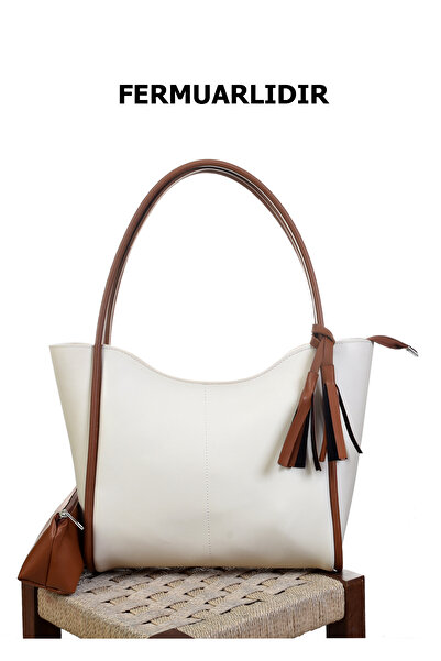 ORUÇOGLU Shoulder Bag Cream Tan