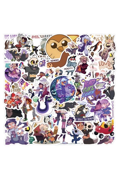 Choice مجموعة ملصقات جرافيتي مستوحاة من مسلسل "ذا أول هاوس" الكرتوني، 55 قطعة...