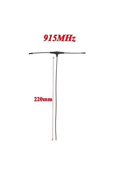 Choice 1PCS 915MHz 220mm 915MHz 2.4G T-type ELRS Antenna 78/120/220mm IPEX 1 ...