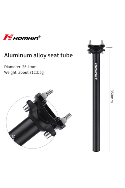 Choice عمود مقعد دراجة جبلية من هوم هين، مقاس 25.4 × 350 مم، متوفر بأحجام 25....