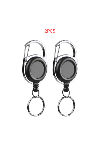 Choice 2Pcs Shawto Elastic Fly Fishing KeyChain Retractor Tools Extractor Kee...