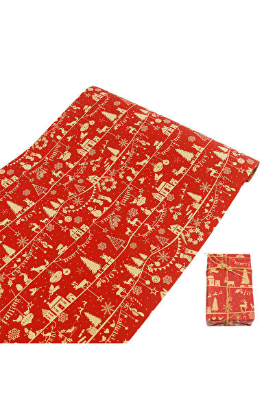 Choice لفة واحدة متعددة 43 سم × 10 م ورق تغليف هدايا عيد الميلاد كرافت لطيف، ...