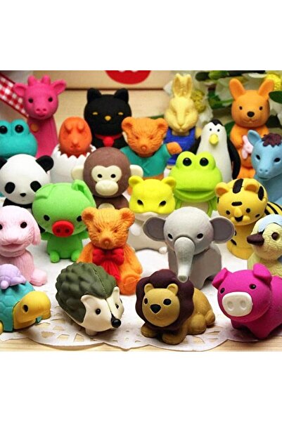 Choice 30PCS 10/30pcRandom Animal Erasers for Students, Cute Desk Pets for Cl...