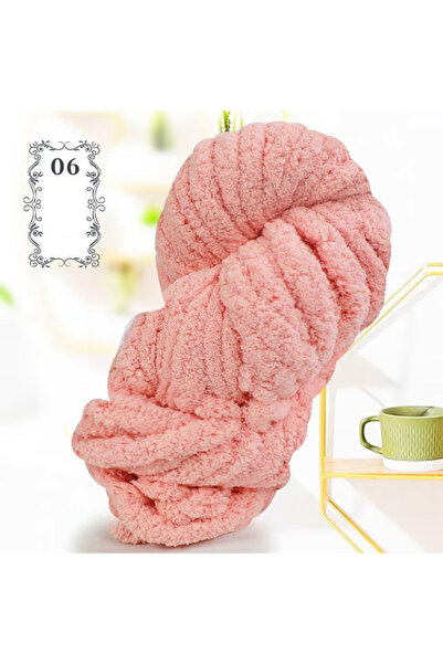 Choice 06 Leather Powder 500g of Thick Chenille Yarn for Blankets, Ultra-Soft...