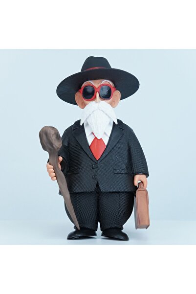 BANDAI Master Roshi 16.5cm/6.5in Anime Dragon Ball Z Figure Western style clo...