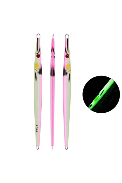 Choice 150 غرام من طُعم الصيد المعدني العمودي ذو الإبرة من JIGGINGPRO، لون ور...