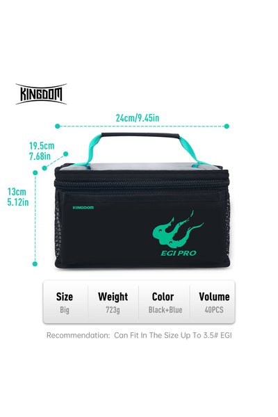 Choice حقيبة صيد YOOFISH LYB-28-3-B، حقيبة أخطبوط، حقيبة بيض، صندوق تخزين طُع...