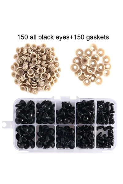 Choice A 150pcs DIY Doll Safety Eyes Multiple Sizes DIY Craft Stuffed Animals...