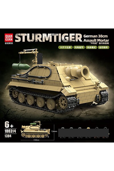 Choice No original box 100314 Military WW2 Sturmtiger Tank Building Blocks Sc...