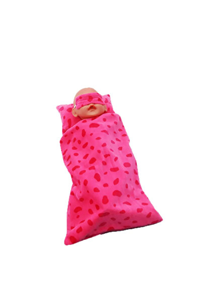 Choice مجموعة أكياس نوم لطيفة باللون الأحمر الوردي لدمية حديثة الولادة بطول 4...