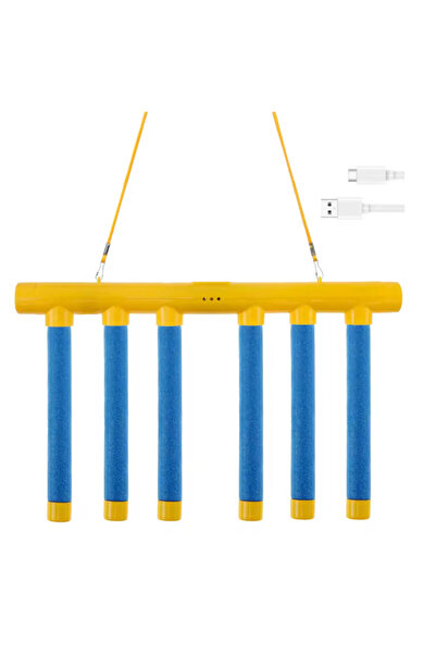 Choice لعبة العصي المتساقطة الصفراء الفلورية، لعبة للأطفال لتدريب سرعة رد الفعل.