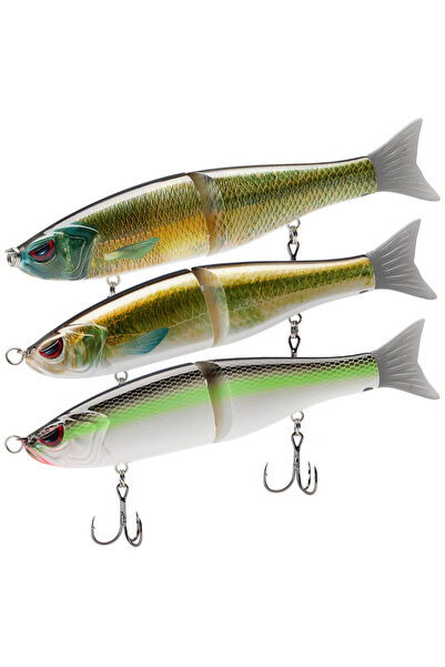 Choice 17.8 سم، 62.5 غرام، ألوان متنوعة، نمط C، طعم سباحة باس داش، طعم انزلاق...