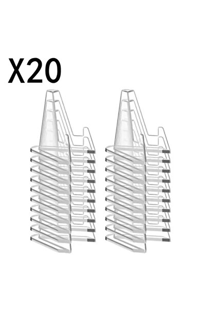 Choice 20Pcs 1-30PCS Clear Acrylic Coin Display Stand Holders Small Easel Rac...