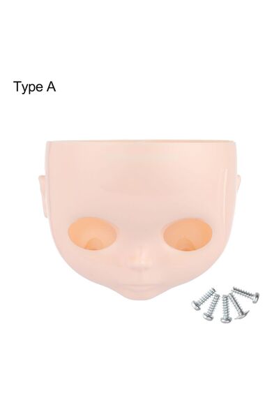 Choice type A Hands No Makeup Face Shell Common Muscle Doll Face DIY Doll Mak...