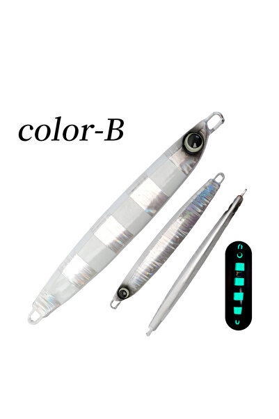 Choice طعم معدني جديد من تولو، 80 غرام، لون B، بطيء الغرق، 5 ألوان، عيون ثلاث...