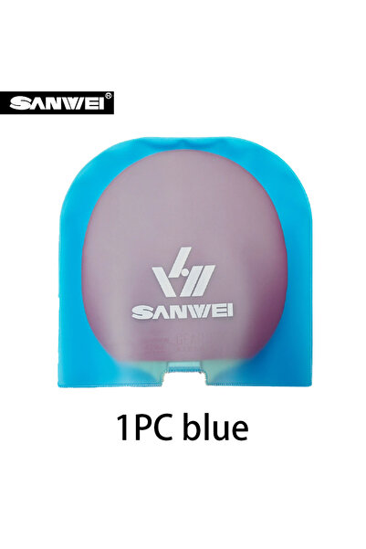 Choice 1PC blue SANWEI Double-Sided Table Tennis Racket Protective Film Dust-...