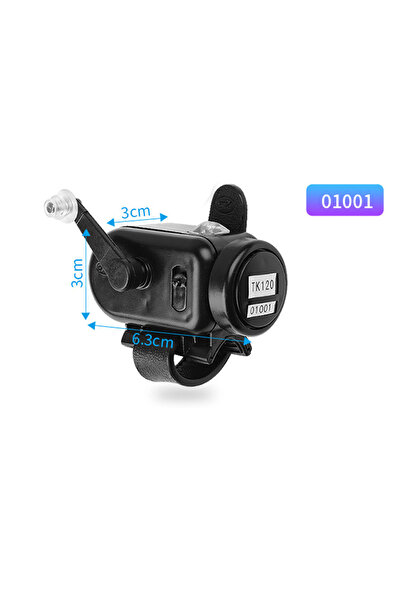 Choice B 01001 جهاز إنذار ذكي لاسلكي عالي الحساسية لصيد سمك الشبوط، مزود بصوت...