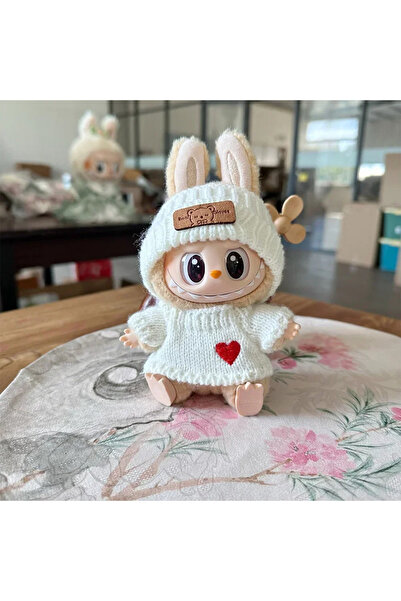 Choice طقم ملابس دمية لابوبو الشتوية المكونة من قطعتين محبوكتين، مقاس 17 سم، ...