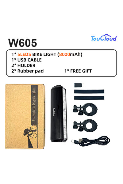 Choice W605 Headlight Only 5/8LEDS Bicycle Lights Front High Lumen Bike Light...