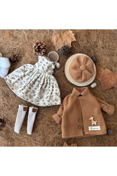 Choice مناسب لملابس دمى بي جيه دي مقاس 30 سم، طراز 1، فستان شتوي وقبعة لطيفة،...