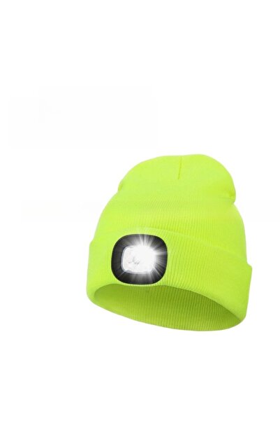 Choice قبعة محبوكة بإضاءة دافئة خضراء بتقنية LED، قبعة ليلية، قبعة صيد، قبعة ...