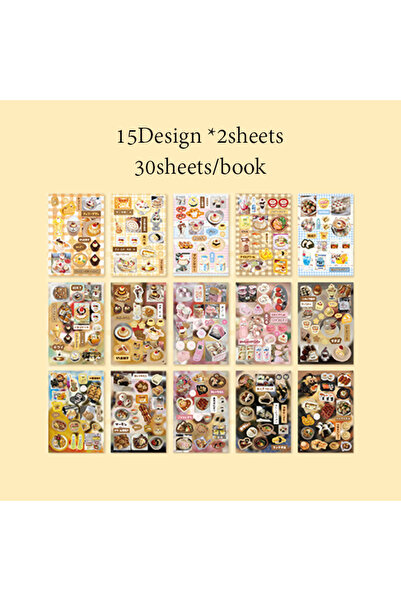 Choice S10001-1 30 قطعة/كيس كتاب ملصقات فيلم مقطوع على الطراز الياباني سلسلة ...