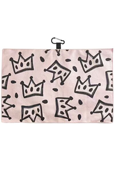 Choice pink crown towel Fashionable Crown Golf Towel, 40x60cm Large Size, Qui...
