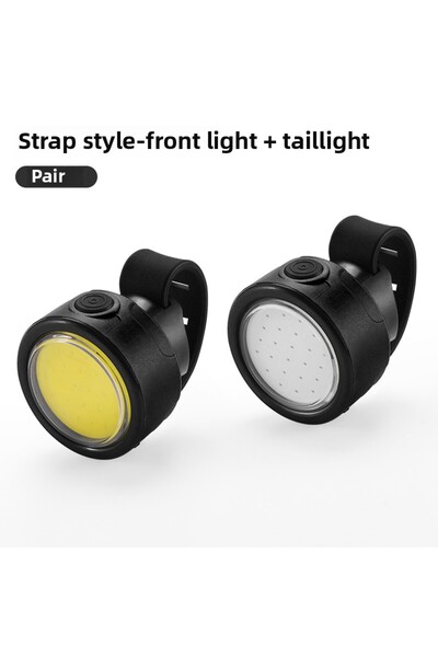 Choice Light Grey Bicycle Front Lights Bike Taillights Waterproof MTB Bike La...