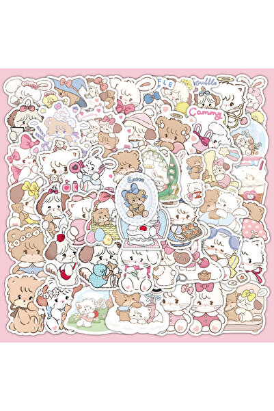 Choice 63PCS 63 Pcs MIKKO Cat Stickers - Cute Character Decor, Perfect for No...