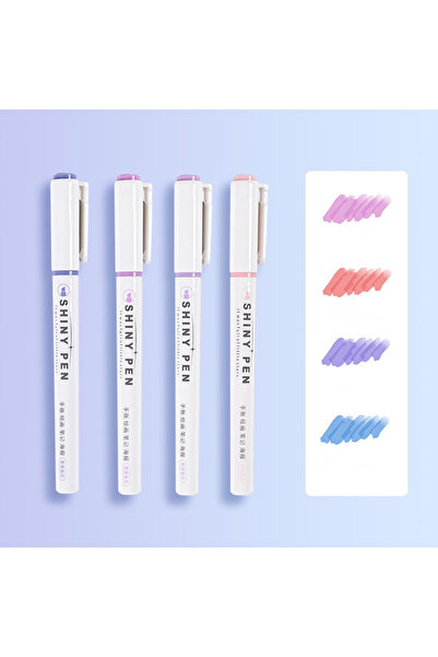 Choice Highlighter Set A 4 Colors Highlighter Pens Glitter Highlighter Marker...
