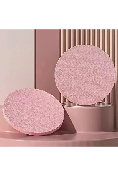 Choice وسادات ركبة يوغا وردية اللون، عبوة من قطعتين، وسادة سميكة للتمارين الر...